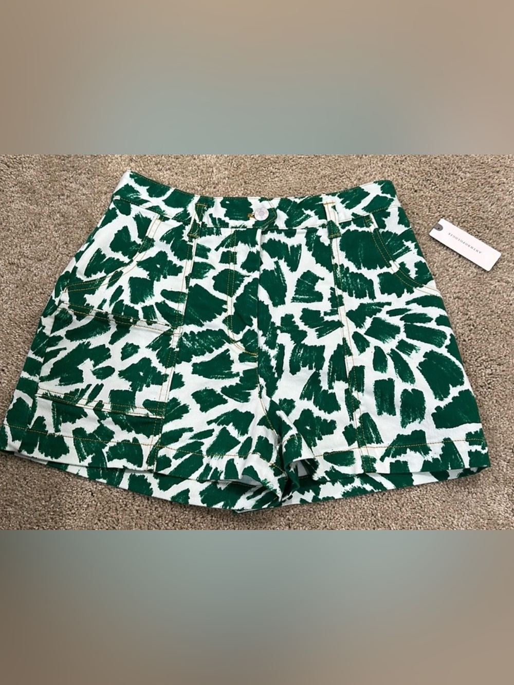Maeve by anthropologie Colette denim printed shorts - NWOT